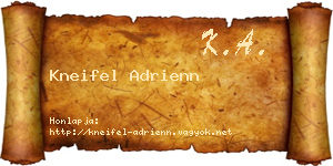 Kneifel Adrienn névjegykártya