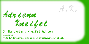 adrienn kneifel business card